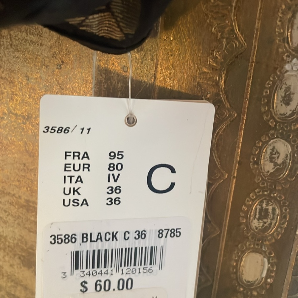 CHANTELLE BLACK BRA. Size 36 - Picture 4 of 14